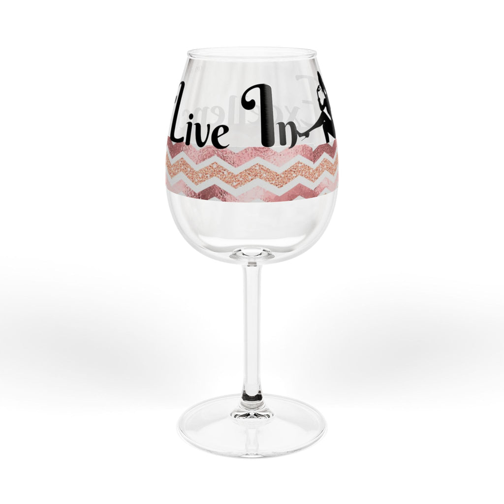 Live Laugh Love Wine Glass | 12oz Stemmed Wineglass