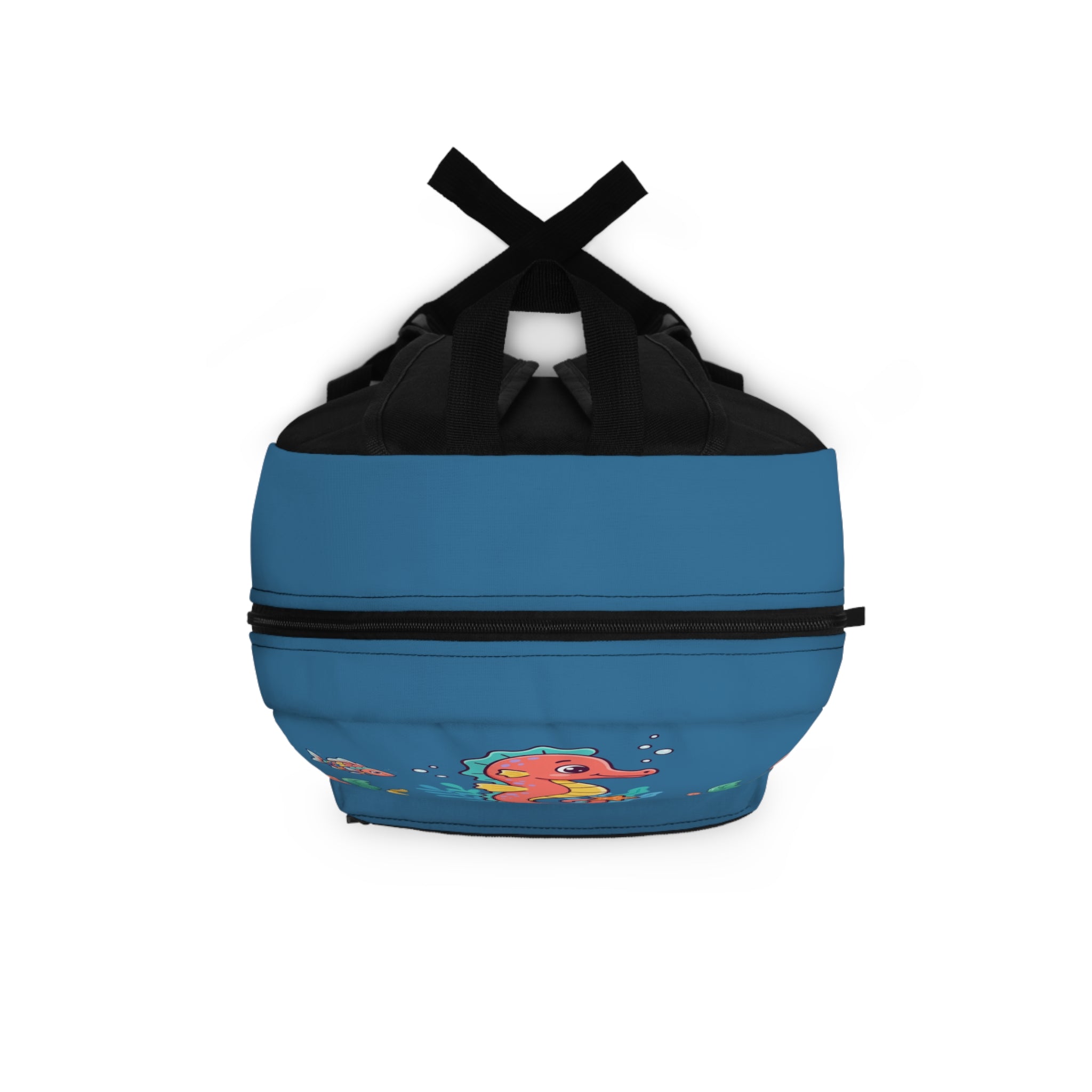 Believe in Yourself! Seahorse Kids Backpack — Cute Ocean Motivational School Bag