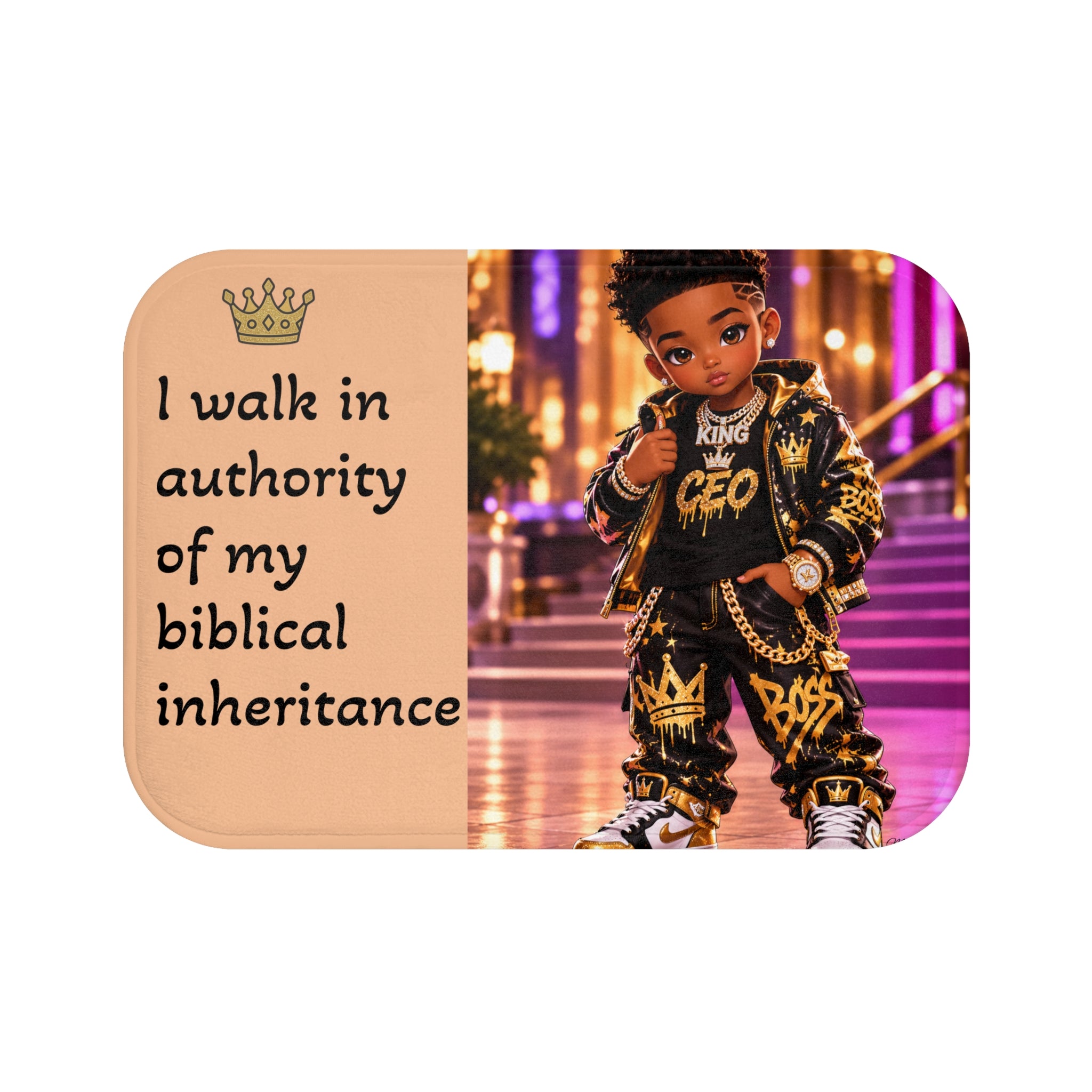 King CEO Kids Bath Mat – Cool Streetwear Kiddo Rug