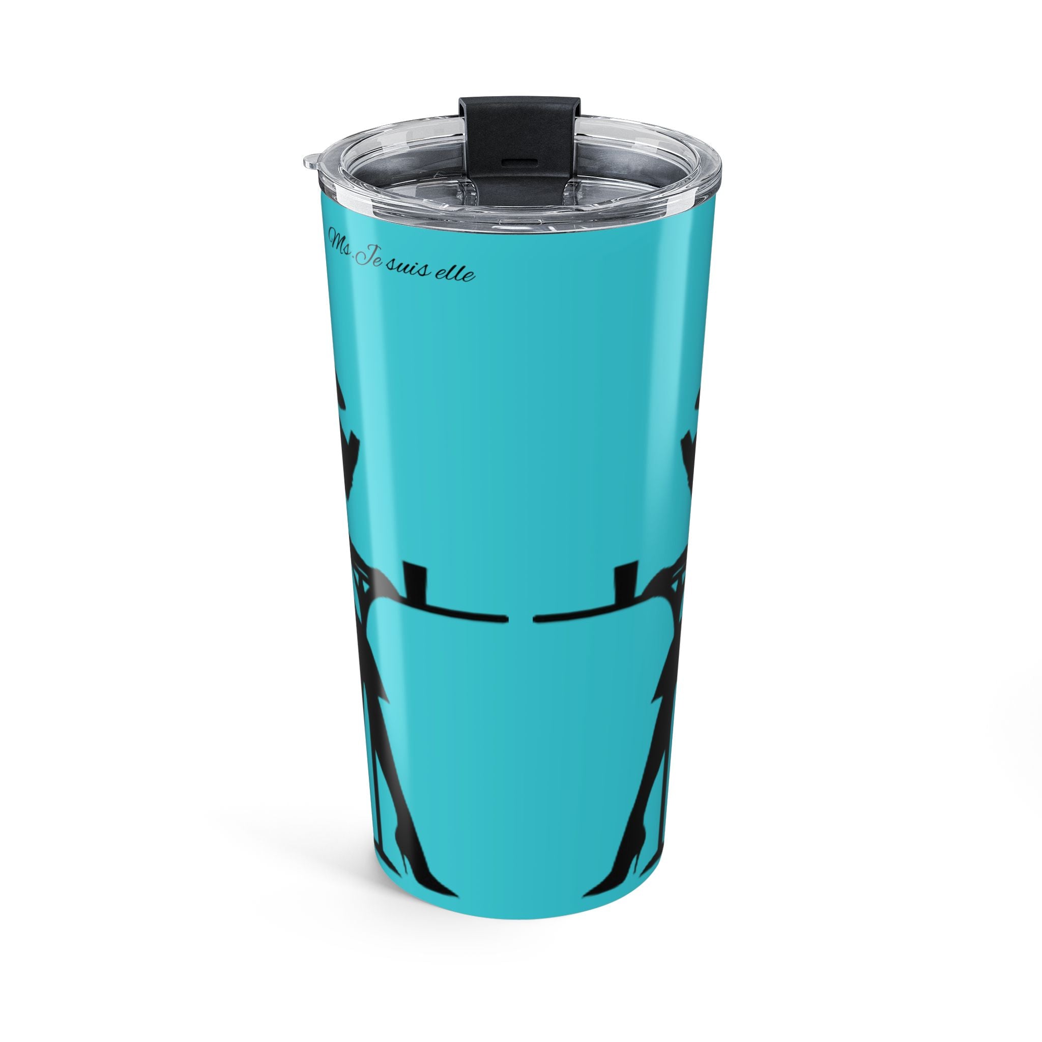 20oz Heart Hands Tumbler — Cute Couples Silhouette Insulated Travel Mug