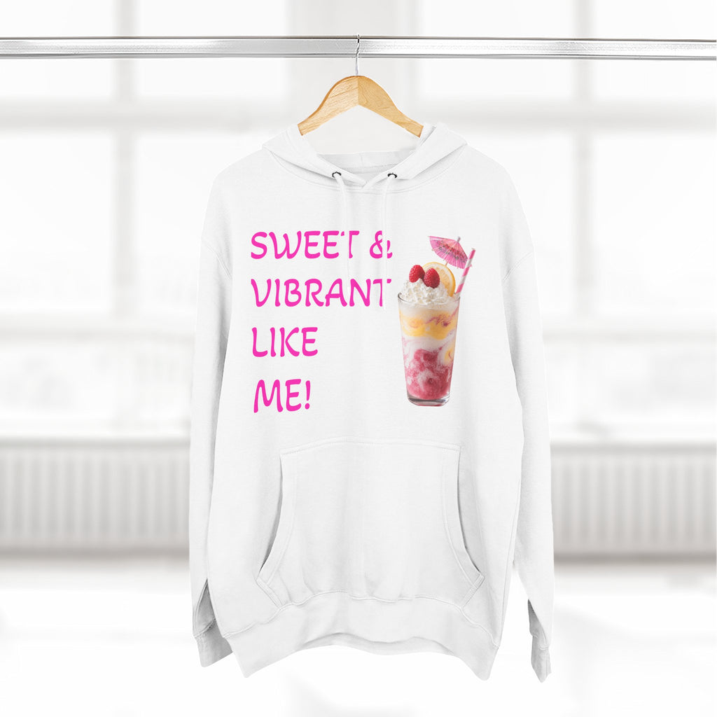 Sweet Vibes Hoodie — "Sweet & Vibrant Like Me" Graphic Pullover
