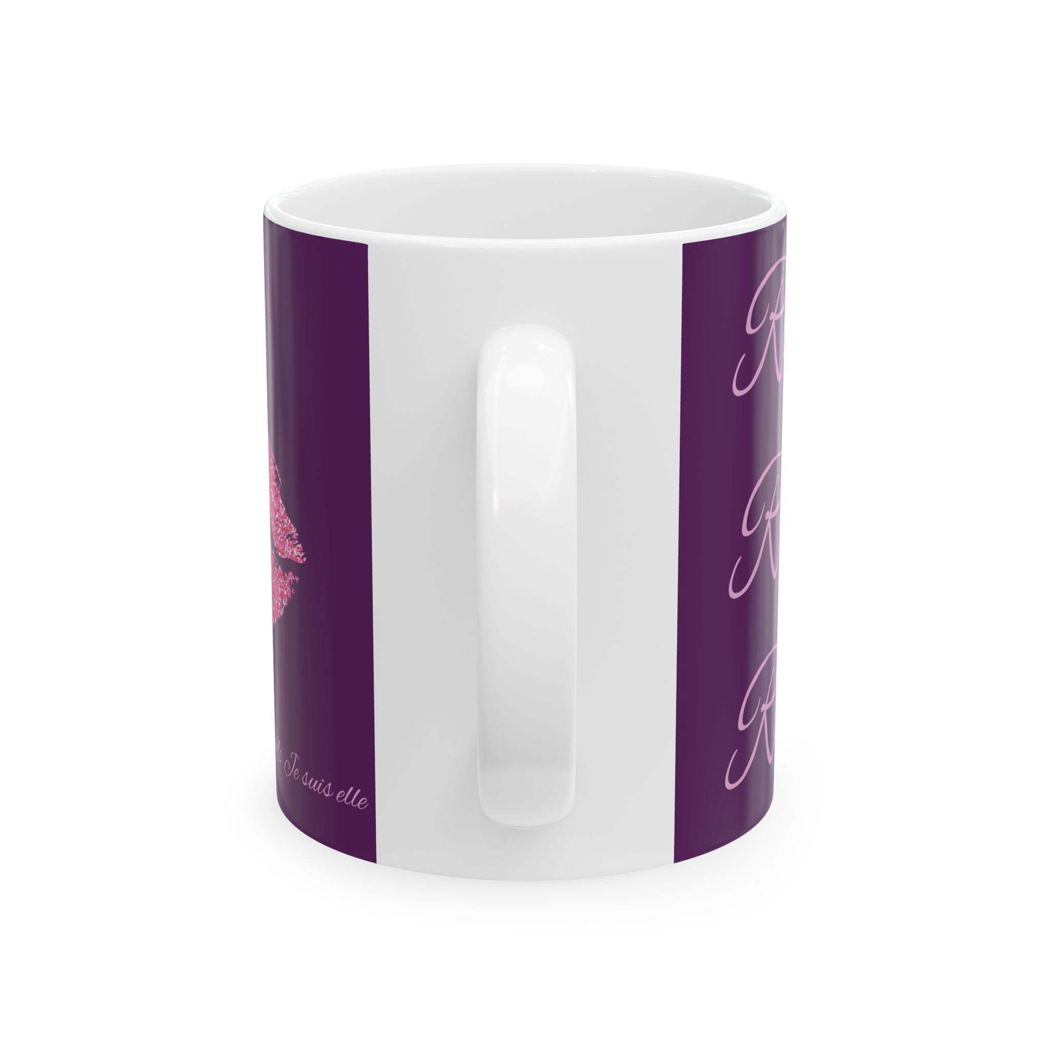 Cursive Script Phrase Mug | Purple Ceramic Mug