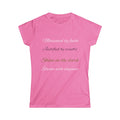 Shine in the Dark Script Tee | Empowerment Illustration T-Shirt