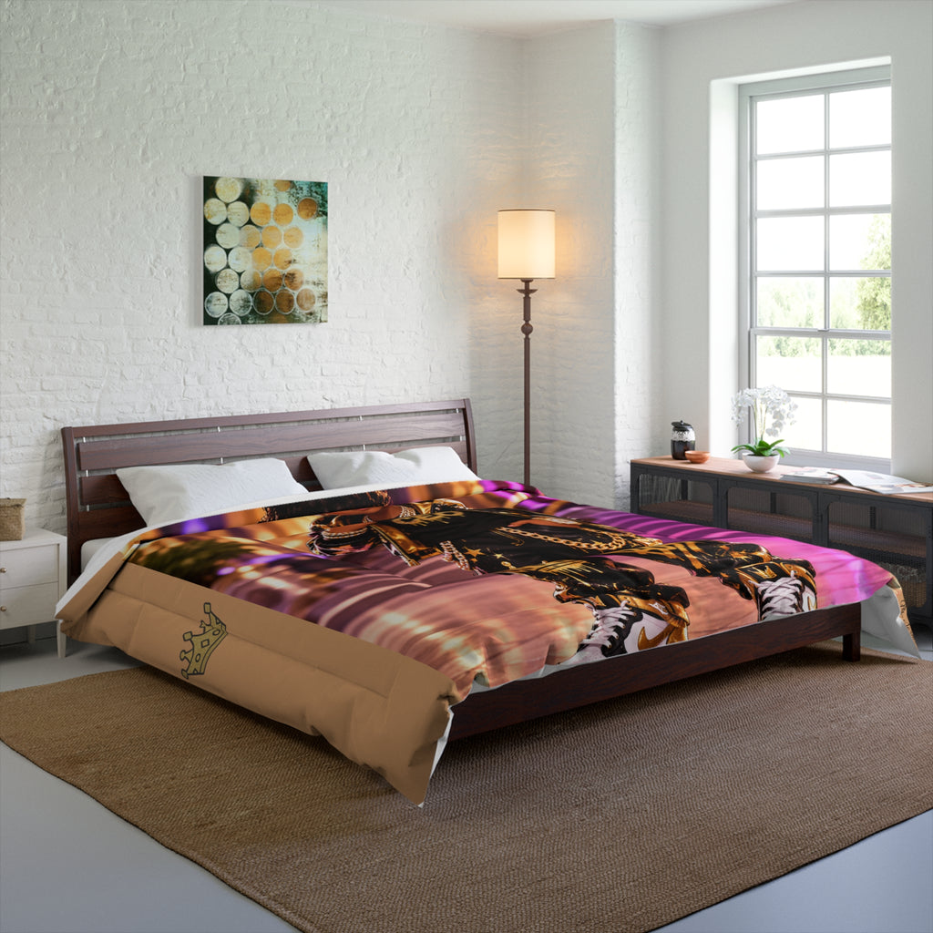 Kids 'King CEO' Urban Style Comforter - Boss Boy Streetwear Bedding