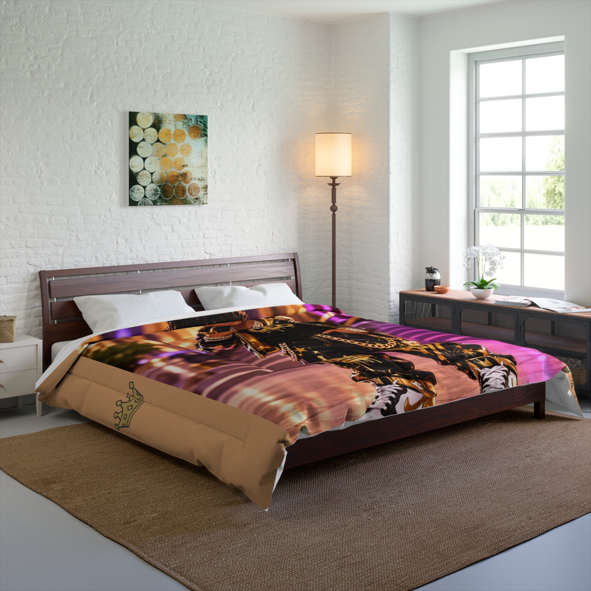 Kids 'King CEO' Urban Style Comforter - Boss Boy Streetwear Bedding