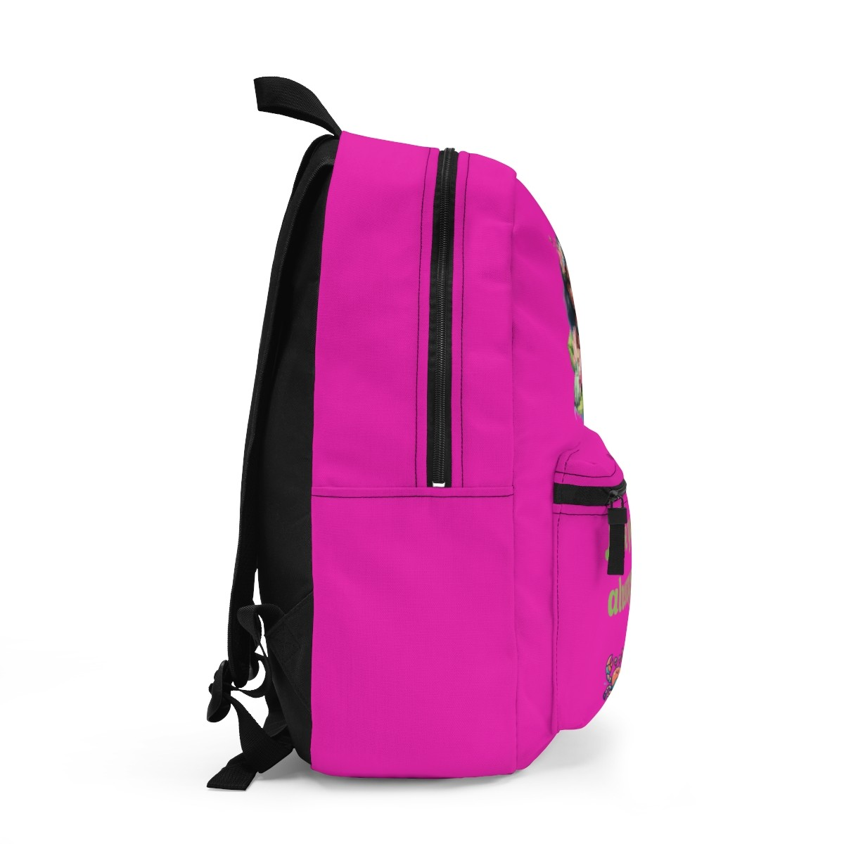 Mermaid Kids Backpack — Pink "Love Yourself Always" School Bag
