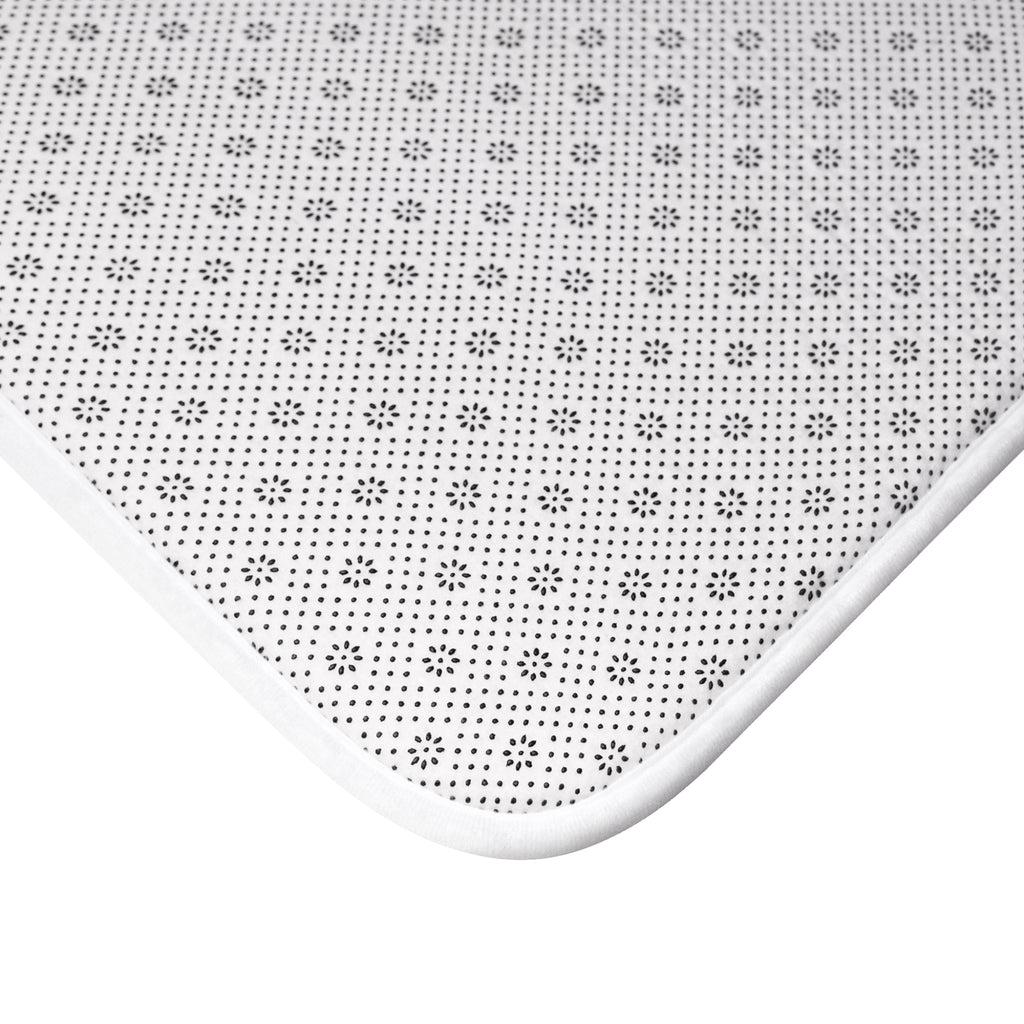 Pink 'Manifest In His Glory' Bath Mat — Cute Afro Girl Glam Bathroom Rug