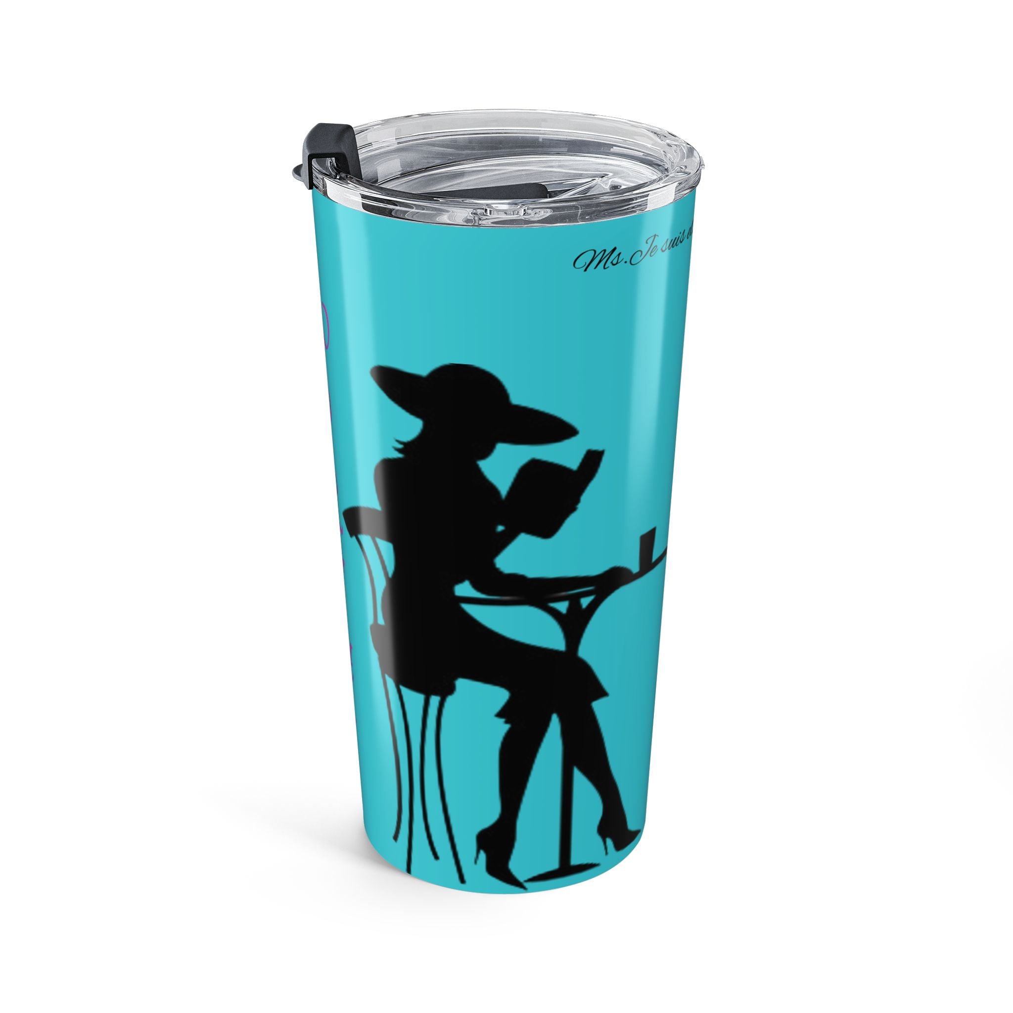 20oz Heart Hands Tumbler — Cute Couples Silhouette Insulated Travel Mug