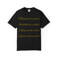 Family Empowerment Script Text T-shirt | Ms. Je suis elle, Elevate with Elegance