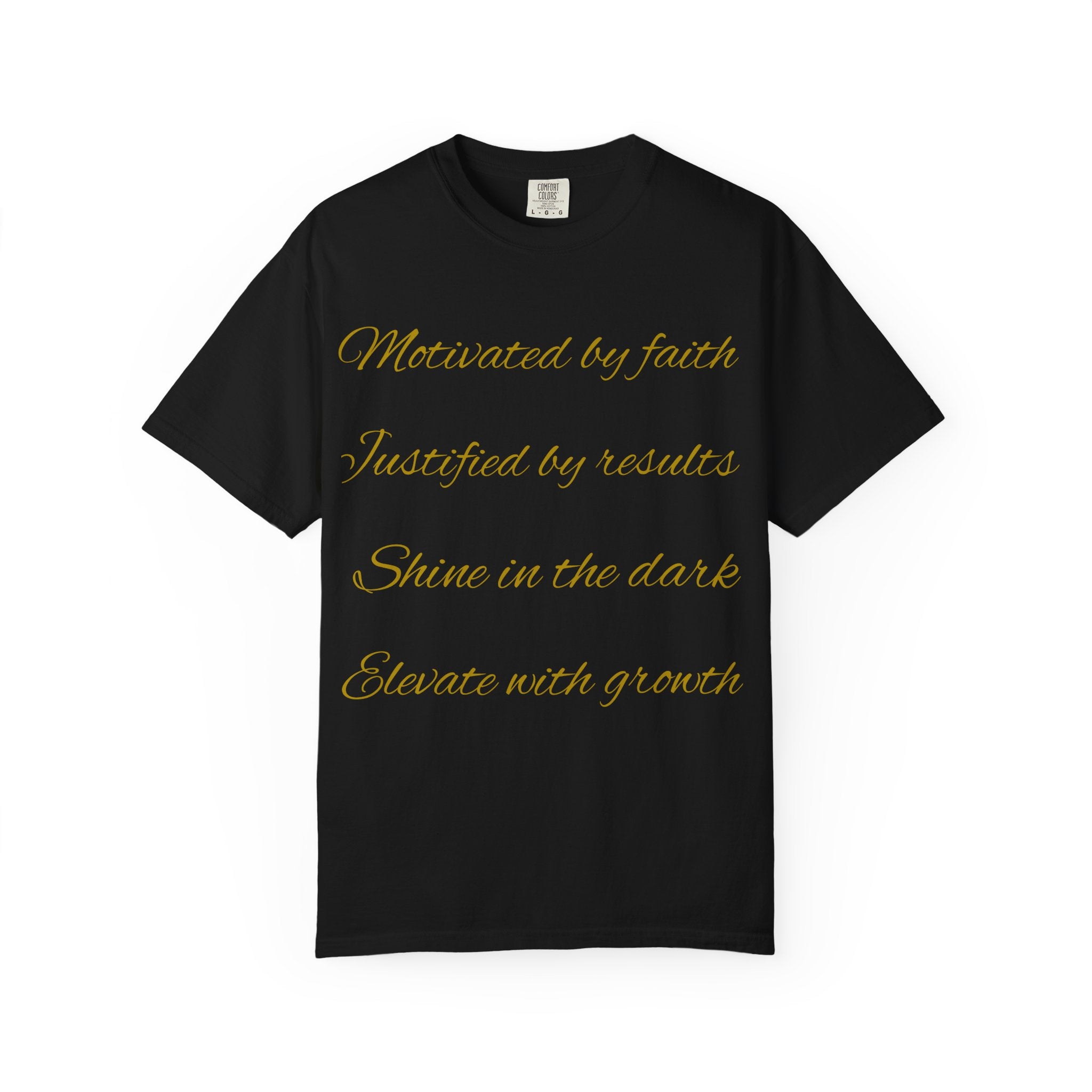 Family Empowerment Script Text T-shirt | Ms. Je suis elle, Elevate with Elegance